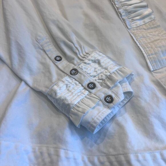 Free People Women's White Blouse - Picture 4 of 8